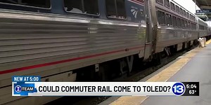 Commuter rail service in Toledo gets a big boost out of Detroit