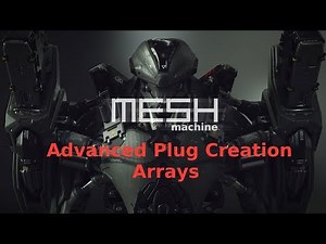 MESHmachine 0.6 - Adv. Plug Creation - Arrays