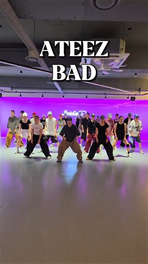 한여름엔 'BAD'🌞👍#지니댄스오전A반 #에이티즈 #용인맘 #최산