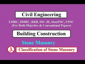Classification of Stone Masonry | Building Construction