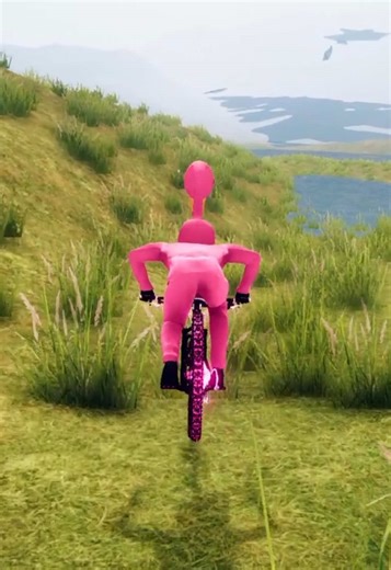 Epic Flamingo Stunts in Descenders MTB Game