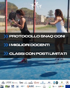 🥎Entra nel Mondo del Padel con Accademia Italiana Padel! 🎾Il padel è la tua passione? Diventa Istruttore Padel Certificato eps CONI con Accademia Italiana Padel! L'unico corso riconosciuto in Italia da ESWA, l'ente leader in Europa per la formazione sportiva professionale.🥎 Scegli il corso in regola: il nostro è aggiornato con la normativa sul lavoro CONI del 1° Luglio 2023, con il nostro Diploma lavori subito e in regola con le ultime normative! ✅Riconoscimenti eps CONI – Per poter esercitar