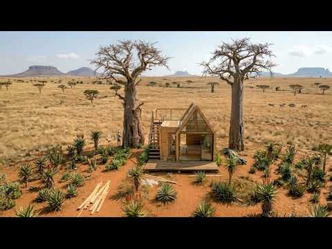 Building a Tiny House in the African Desert | Surrounded by Wildlife