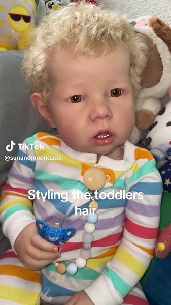 Styling Reborn Toddlers' Hair for Halloween