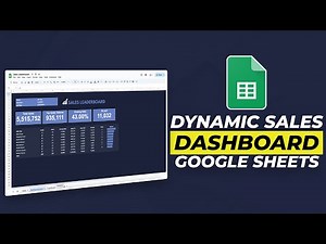 Create a Dynamic Sales Dashboard in Google Sheets With Ease! (Interactive Dashboard Tutorial)