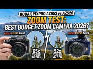 Kodak PIXPRO AZ653 vs AZ528 Zoom Test 🔥 Which Has Better Zoom Power? | Best Budget Zoom Camera 2026