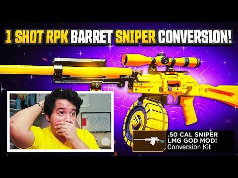 NEW 1 SHOT ".50 CAL SNIPER RPK" CONVERSION LOADOUT in MW3! 💥 (Best RPK Class Setup JAK Cataclysm Kit