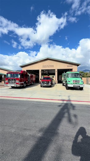 Riverside County Fire Station 24/San Bernardino Forest Cabazon Station home to Engine & Patrol 24 & BDF Engine 350 the station serves the #cabazon area #fyp #calfire #riversidecounty