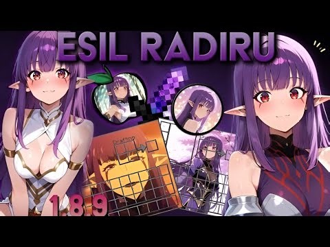 Esil Radiru | Minecraft Java Anime Texture Pack | 1.8.9 Pvp
