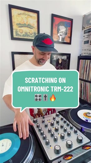 Scratching Techniques with Omnitronic TRM-222 Mixer