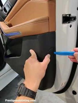 BMW X5 door panel removal. #prestigewindowtintingtx #windowtinting #xpel #bmw #x5