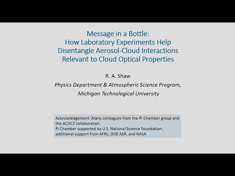 How Lab Experiments Help Disentangle Aerosol-Cloud Interactions Relevant to Cloud Optical Properties