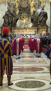 248K views · 8.7K reactions | HIGHLIGHTS | Pope Francis presided over a Mass of intercession for the repose of the souls of Pope Benedict XVI, six cardinals, and 147 bishops and archbishops of the Catholic Church who died since November 2022 in St. Peter's Basilica. | Catholic News Agency | Facebook