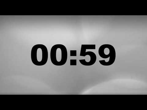 59 Second Timer - Simple Countdown with Alarm (Full Screen) – ClockUnit