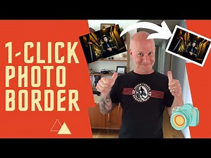 How to Add a BORDER to an Image With ONE CLICK in Photoshop