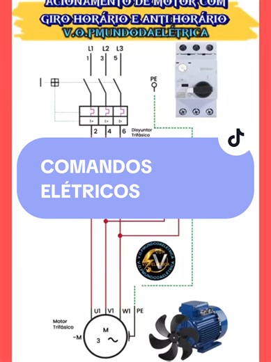 VOP MUNDO DA ELÉTRICA #eletrica #eletricista #comandoseletricos