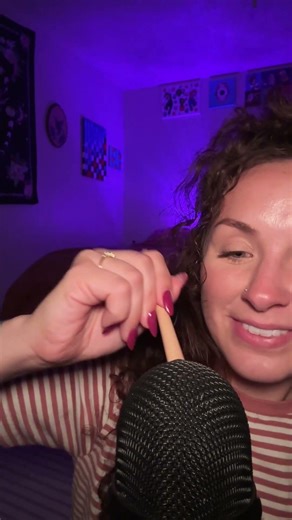 ASMR on your face with my wittle brush 💤 #asmr #shorts