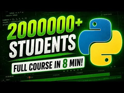 Python: The Complete Bootcamp From Zero to Hero Udemy in 8 min