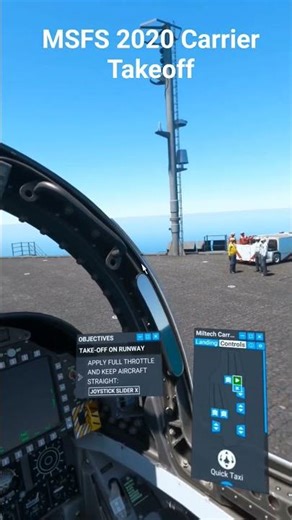 MSFS 2020 Carrier Takeoff #military #msfs2020 #msfs #F/A-18C #gaming #pcgaming #vr #flightsimulator