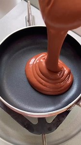 Delicious Chocolate Pancakes 🥞 recipe for 3 pancakes preparation take a bowl all purpose flour 200g sugar 25g eggs 2 cocoa powder 13g baking powder 8g milk 160ml oil 10ml mix well sift the liquid non-stick mini pan for pancakes 15cm brush the pan with oil bake slowly and for a long time on the lowest heat in a sufficiently preheated pan. until bubbles appear on the surface turn over continue to bake decorate butter melted chocolate #chocolate #pancakes #recipe #foryouシ #highlight #reelsvideoシ #