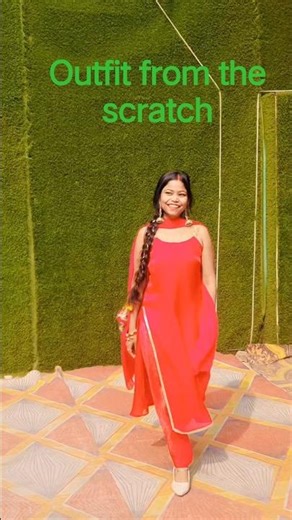 outfit from the scratch / khud se simple suits design kre / design with plain fabric / trending