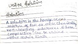 Chapter 2 Solution - CHEMISTRY - Notes - Teachmint