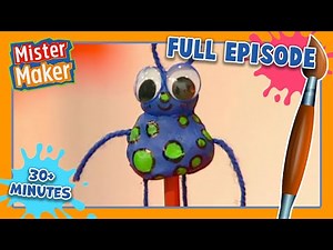 Mister Maker 🎨 Series 2, Episode 13-14 | DOUBLE FULL EPISODE - Arts & Crafts