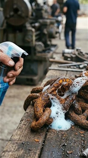 Rust Meltdown: Chain Link Restoration in Seconds