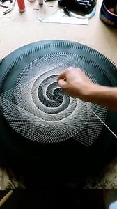 String art is so simple, yet it is an amazing way to make beautiful designs — It involves wrapping string around points on a surface to create awesome geometric patterns. You can really get lost in the process, especially when you start playing with shapes from sacred geometry. Just grab some nails and string, and you can bring these cool designs to life. It’s a unique blend of math and art that shows how everything connects in nature. Plus, the final result is really satisfying to see! Amazing 