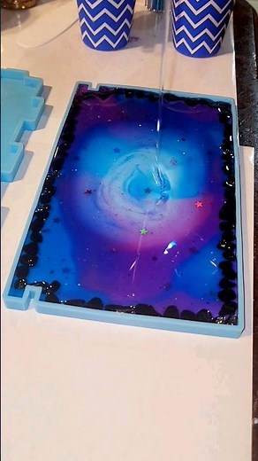 K-Pop Fan! 😳 - Am I Wrong?? 🤔 - Resin Art Storytime Tutorial - Galaxy Set #satisfying #asmr #kpop