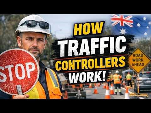 Real Traffic Controller in Action — Australian Dashcam Footage