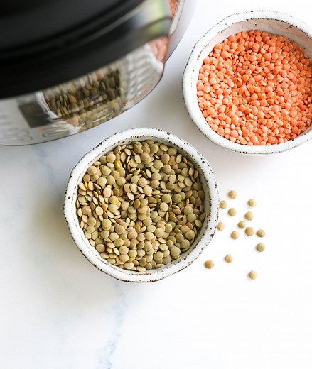 Instant Pot Lentils (in 9 minutes or less!)