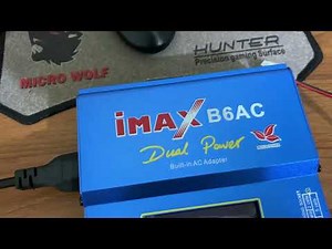Charging the Battery with IMAX B6AC (Battery & Charger)