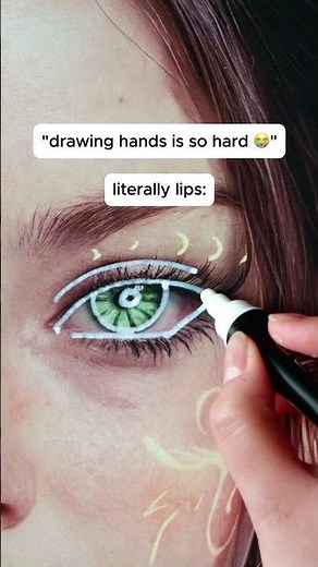 Easiest hack to draw hands! 🖐️🖐️ #asmr