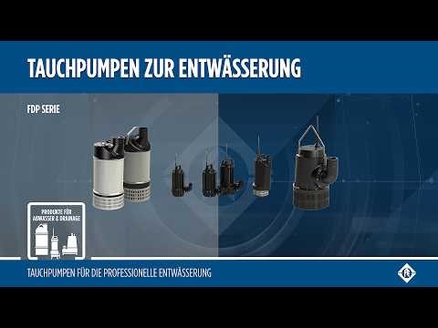 Franklin Electric Tauchpumpen für die professionelle Entwässerung FDP