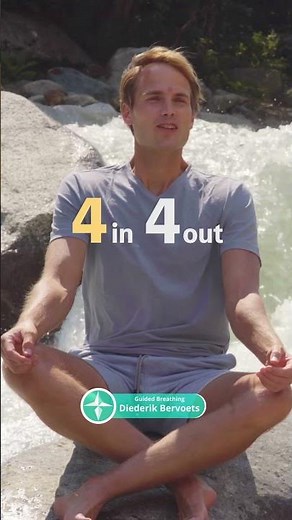 Easy 4-4 Breathwork for Stress Relief and Balance 😌
