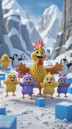 Chicks, Hen, and a Dancing Baby! 🐣💃🕺"