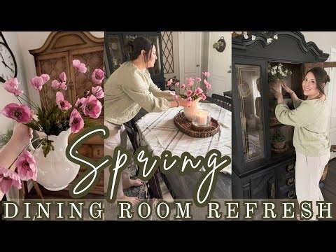 Spring Decorating 🌷 | Cozy Cottage Dining Room Refresh & Styling