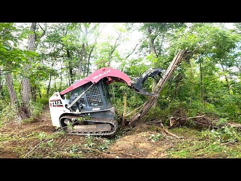 Trail Blazing, Brush Hogging, and Recovery with TL12 Takeuchi