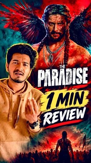 The Paradise 1 Min Review 💯 #theparadise #nani #movie #review #paradisereview #vjdhanush
