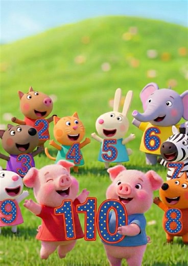 Learn to Count 1-10 with Peppa Pig!Number Song for Toddlers #LearnToCount #KidsSongs #viral #fyp