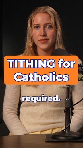 Catholic Answers on Instagram: "What is the Catholic Church's position on tithing?"