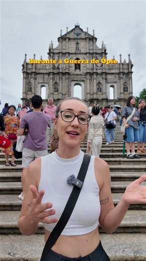 This region of China was colonized by Portugal and has a sign in PORTUGUESE to this day