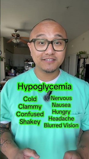Signs & Symptoms: Hypoglycemia VS Hyperglycemia #diabetes #hypoglycemia #hyperglycemia