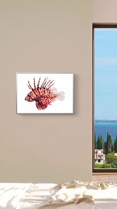 Lionfish Watercolor Art Print: Ocean Fish Illustration Wall Decor - Etsy UK