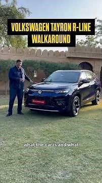 This Is Volkswagen’s New 7-Seater for India | Volkswagen Tayron R-Line Revealed