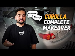 Complete Toyota Corolla Makeover: Denting, Painting & Restoration