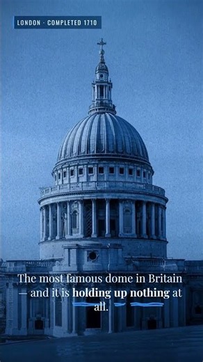 The Dome of St Paul's Is Holding Up Nothing