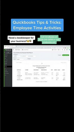 How to Track Employee Hours in QuickBooks (Time Activity Reports)