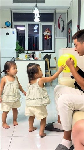 Frighten start # Father care babies # twins.